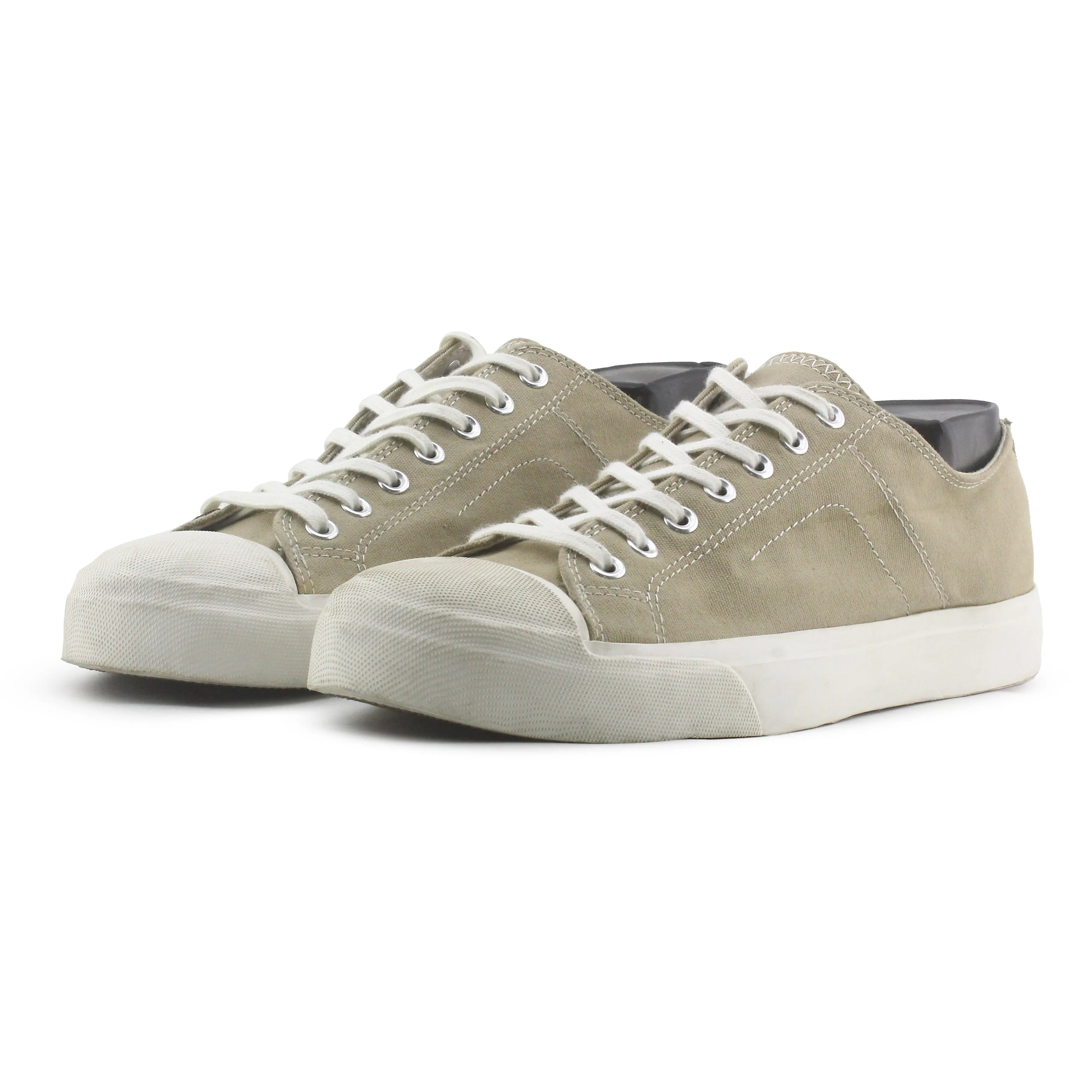 Cream Leather Sneaker