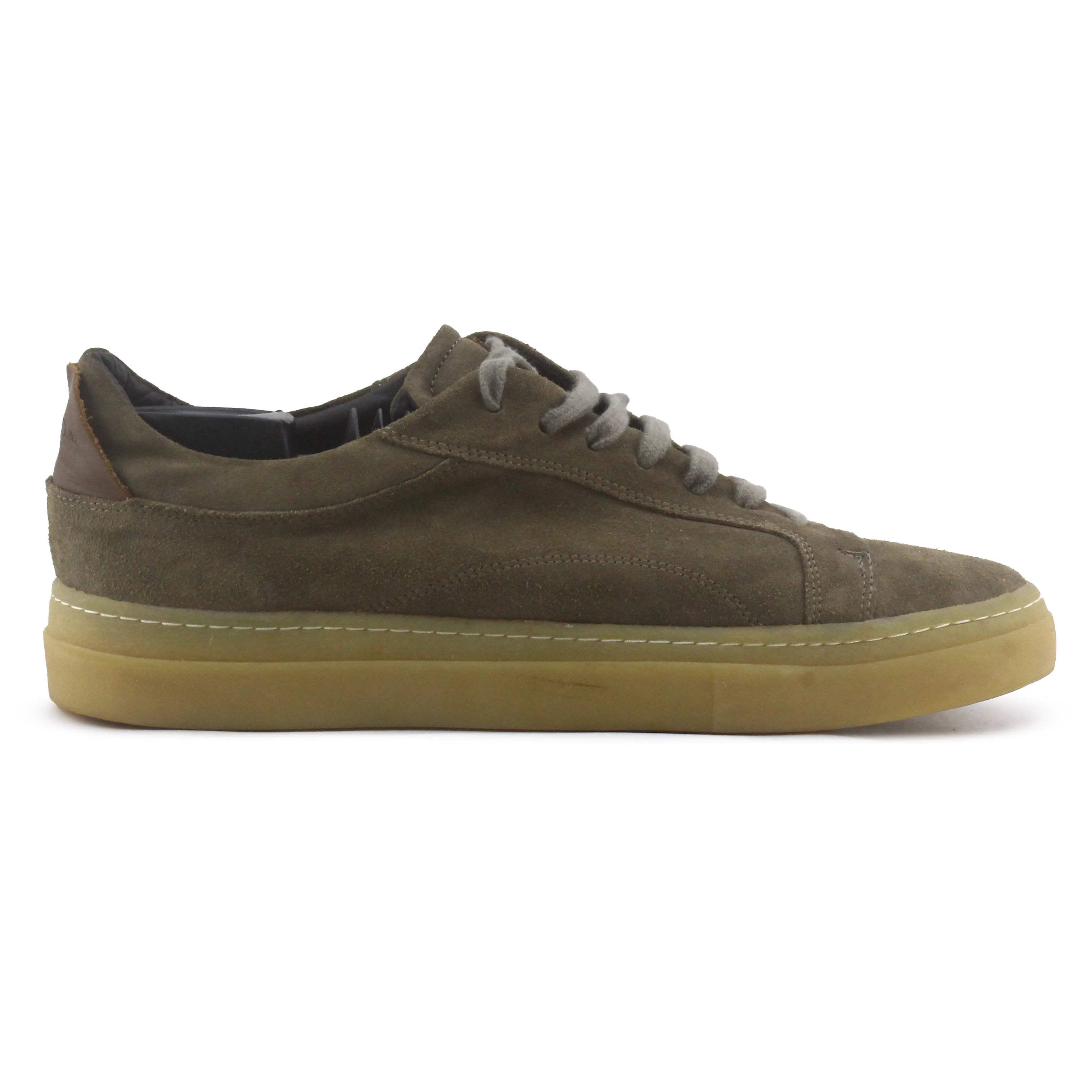Olive Gum-Sole Sneaker view